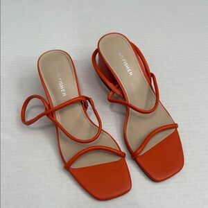 NWOB!! Marc Fisher - Galvin Womens Faux Leather Slingback Block Heel - 6.5